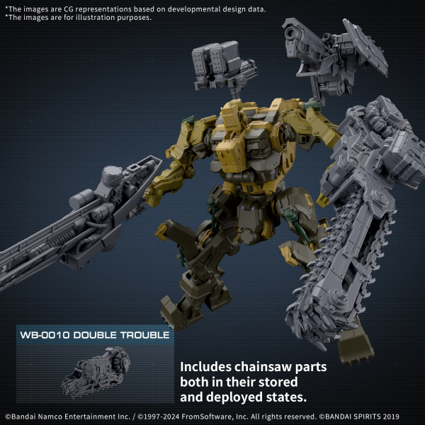 BANDAI HOBBY 30MM ARMORED CORE Ⅵ FIRES OF RUBICON RaD CC-3000 WRECKER MILK TOOTH