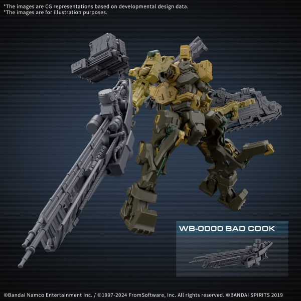 BANDAI HOBBY 30MM ARMORED CORE Ⅵ FIRES OF RUBICON RaD CC-3000 WRECKER MILK TOOTH