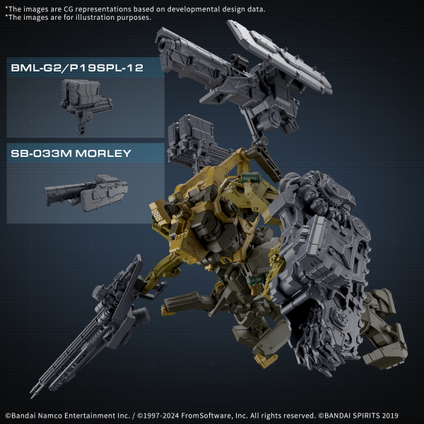 BANDAI HOBBY 30MM ARMORED CORE Ⅵ FIRES OF RUBICON RaD CC-3000 WRECKER MILK TOOTH