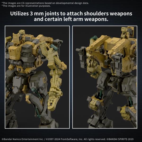 BANDAI HOBBY 30MM ARMORED CORE Ⅵ FIRES OF RUBICON RaD CC-3000 WRECKER MILK TOOTH