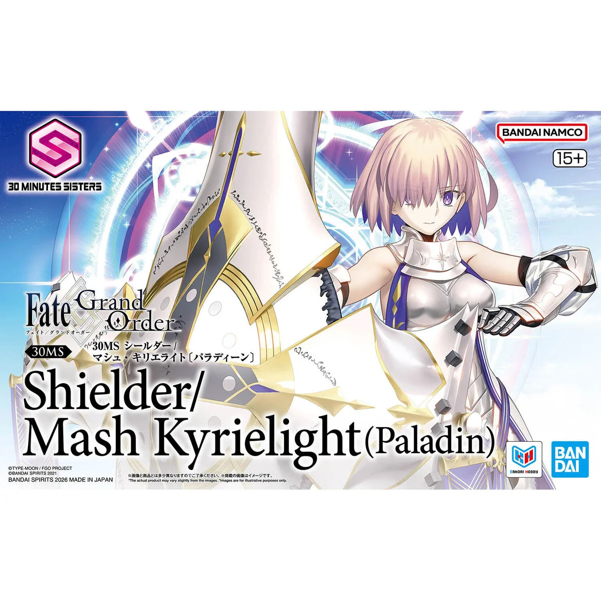 Bandai 30MS Fate/Grand Order 30 Minutes Sisters Shielder/Mash Kyrielight (New Costume Ver.) Model Kit