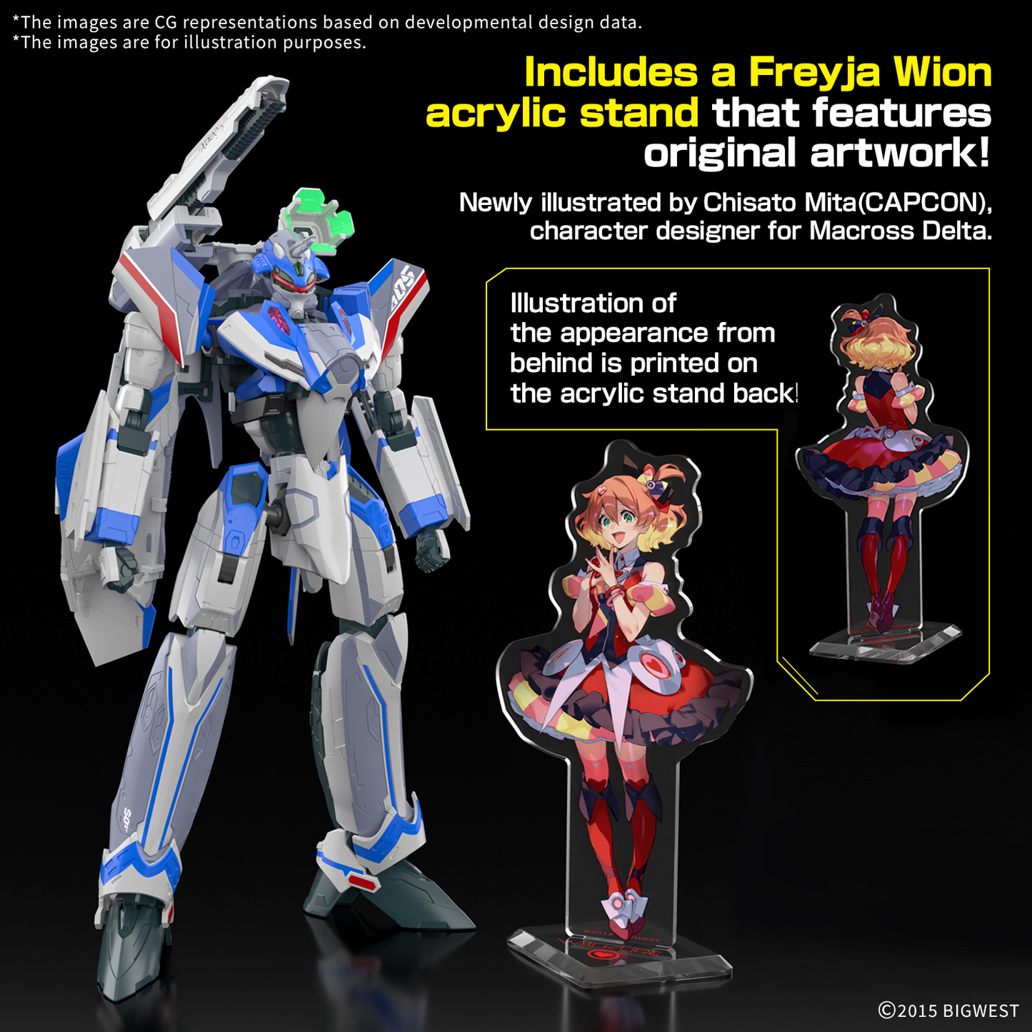 BANDAI HOBBY HG 1/100 VF-31J SIEGFRIED（HAYATE IMMELMANN USE） Deluxe Set