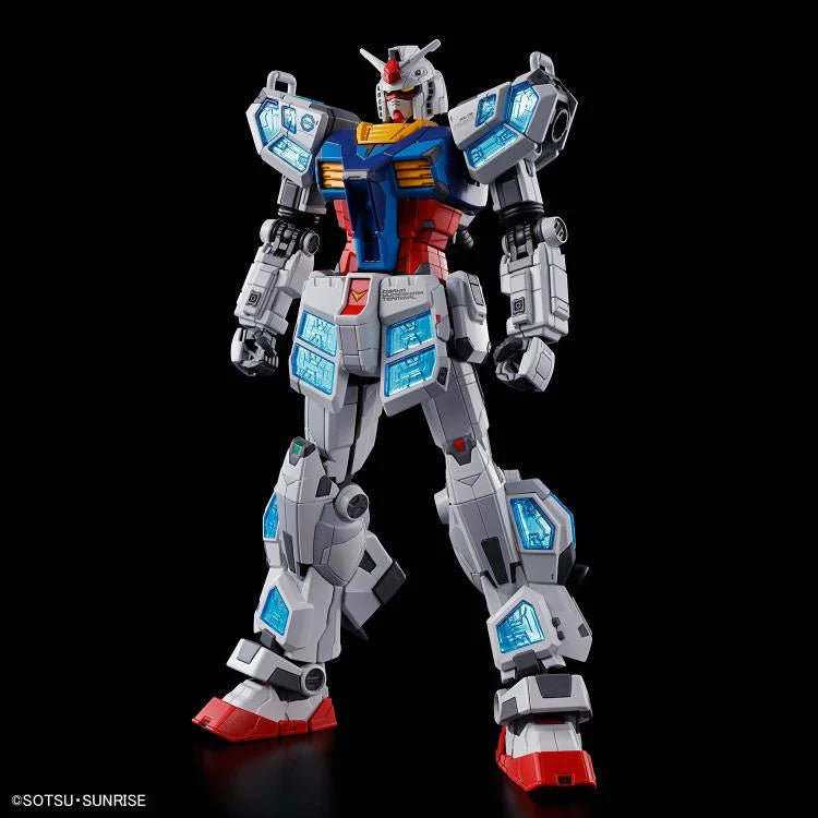 Bandai Mobile Suit Gundam Next Future RX-78F00/E Gundam (EX-001 G.L.R.S.S. Feather Unit) 1/144 Scale Model Kit (Chemical Recycle Ver.)