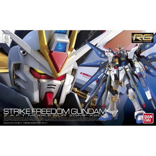 Bandai RG Mobile Suit Gundam Seed Destiny Strike Freedom Gundam Real Grade 1:144 Scale Model Kit