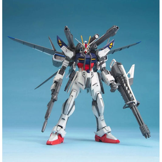 Bandai MG Mobile Suit Gundam Seed Astray Lukas Strike E + IWSP Master Grade 1:100 Scale Model Kit