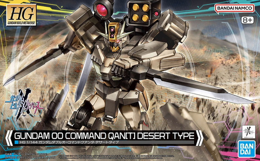 Bandai HG HGGBM 1/144 #10 Gundam 00 Command Qan[T] (Desert Type)