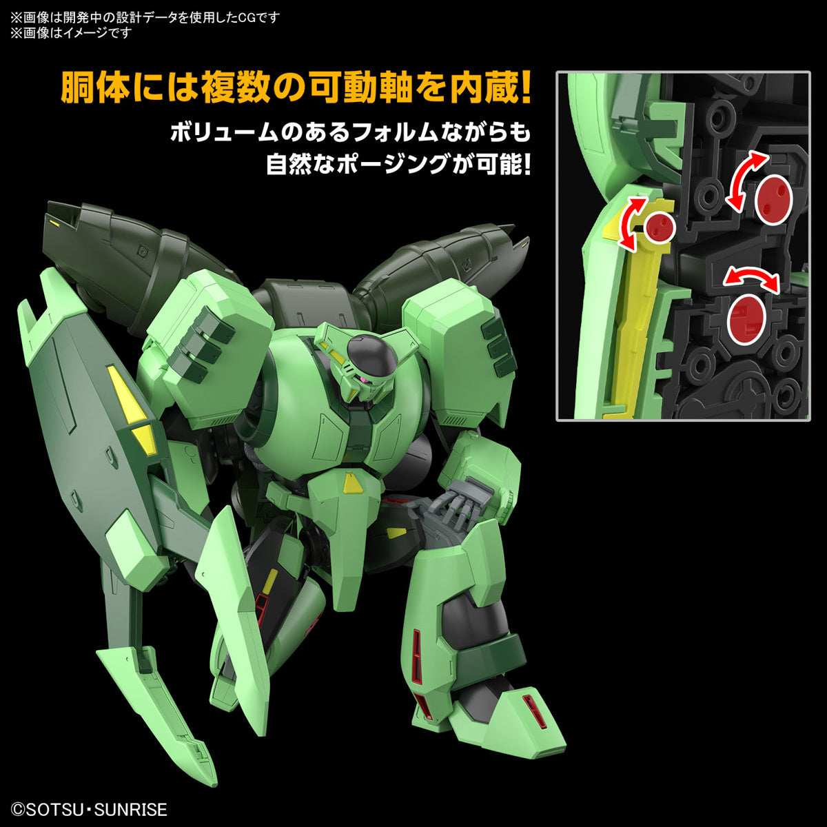 Bandai 1/144 HG Bolinoak Sammahn (Zeta Gundam)