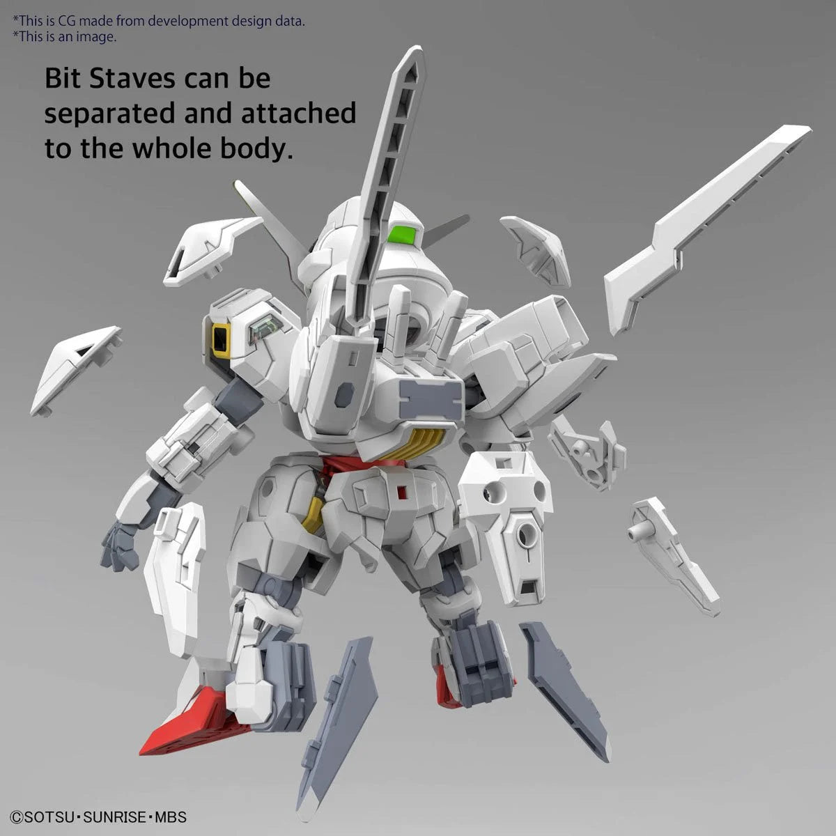 Mobile Suit Bandai Gundam: The Witch from Mercury Gundam Calibarn SD Gundam Cross Silhouette Model Kit
