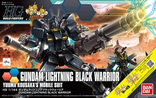 BANDAI Hobby HGBF 1/144 Gundam Lightning Black Warrior