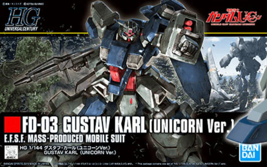 BANDAI Hobby HGUC 1/144 #221 GUSTAV KARL (UNICORN ver.)