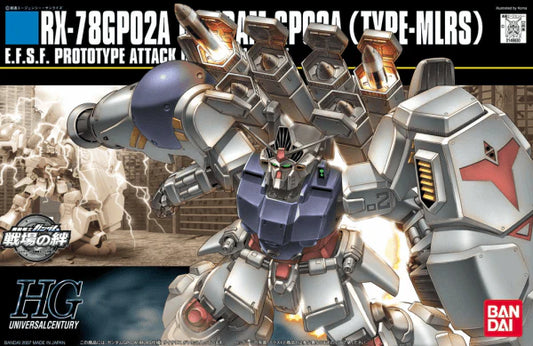 Bandai HGUC 1/144 #75 RX-78GP02A Gundam Physalis MLRS Type