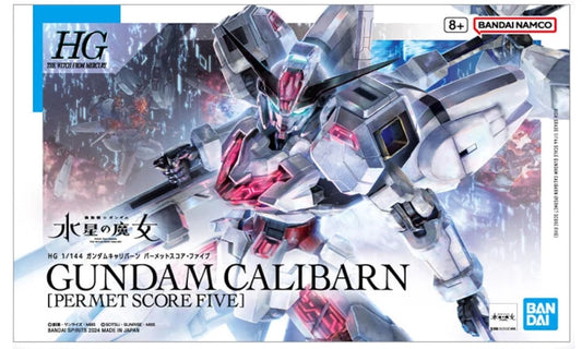 Bandai HG 1/144 Gundam Calibarn Permet Score Five Gunpla Model Kit Premium Bandai